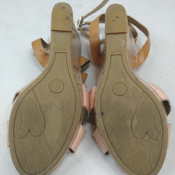 Sam & Libby Wedge Platform Summer Strappy Sandals - Picture 7 of 8